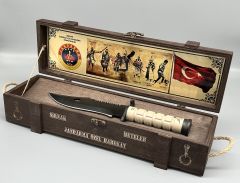 Mühimmat Sandıklı Salgur Bıçaklı Plaket