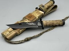 Salgur Türk Tipi Siyah Komando Bıçağı