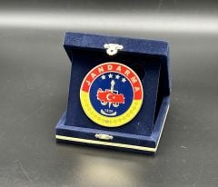 7 Cm Jandarma Madalyon Kadife Kutulu Plaket